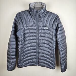 THE NORTH FACE SUMMIT SERIES 800 Women's Sz M GOOSE DOWN Gray JACKET